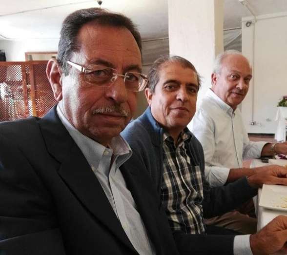 El fallecido Pedro Sarmiento con los hermanos Orlando y Alberto González Bosa/TA.